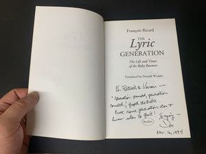The lyric generation: The life and times of the baby boomers,Used