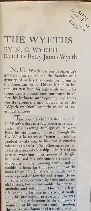 The Wyeths: The Letters of N. C. Wyeth, 19011945,Used
