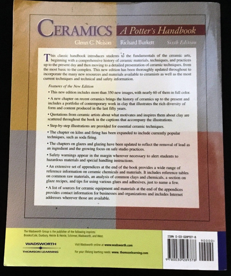 Ceramics: A Potter's Handbook,Used
