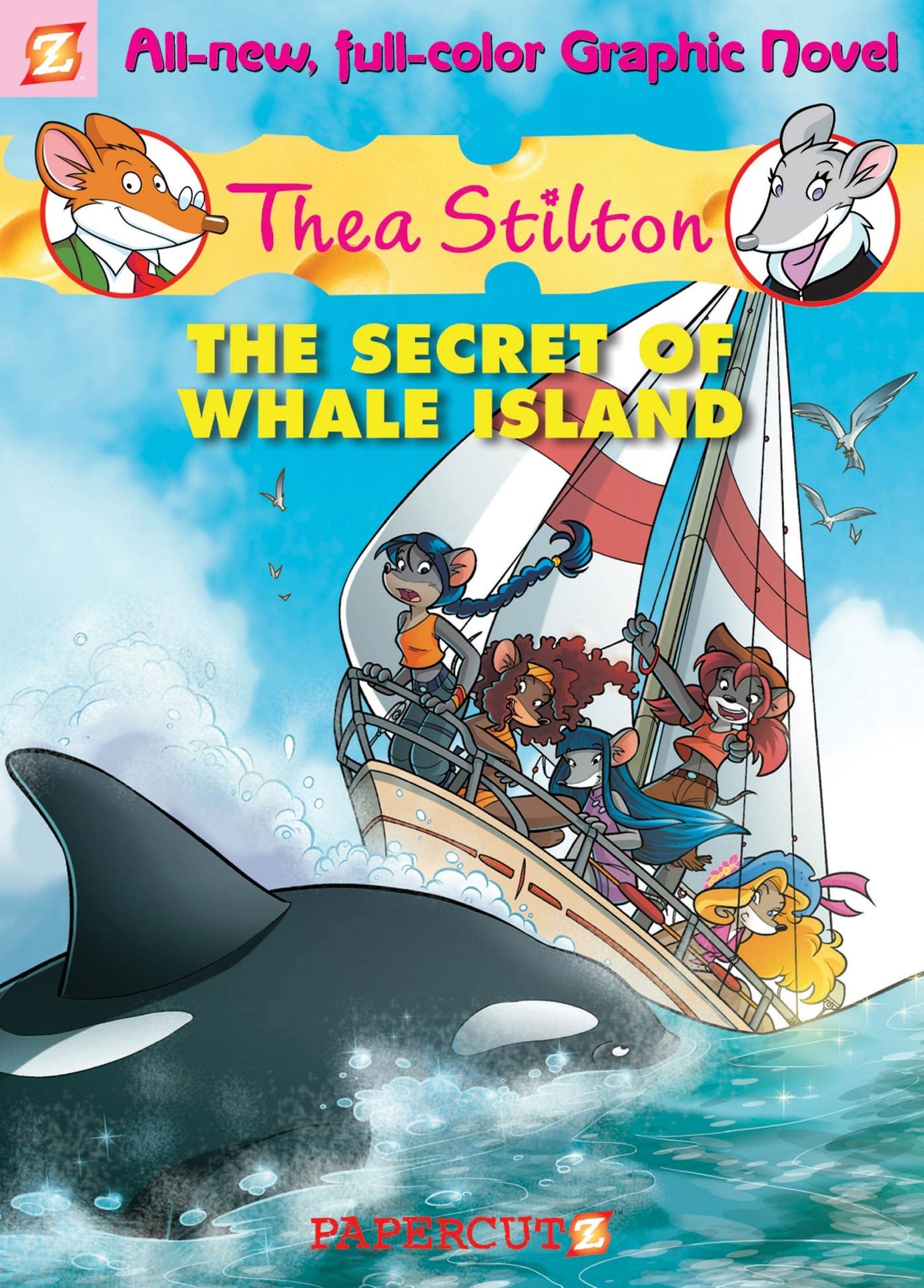 Thea Stilton Graphic Novels #1: The Secret of Whale Island,Used