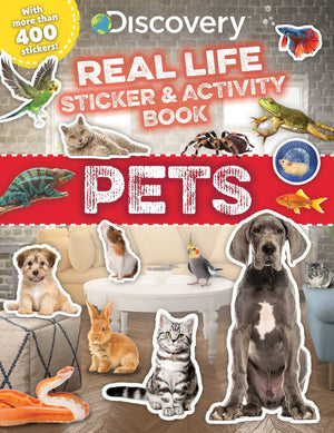 Discovery Real Life Sticker and Activity Book: Pets (Discovery Real Life Sticker Books),Used
