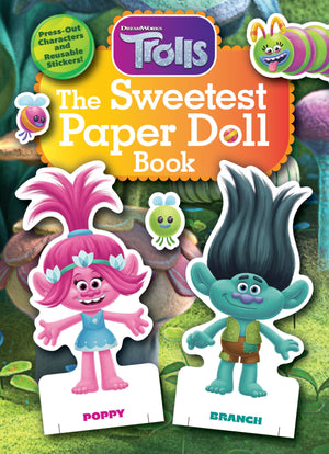 The Sweetest Paper Doll Book (Dreamworks Trolls),New
