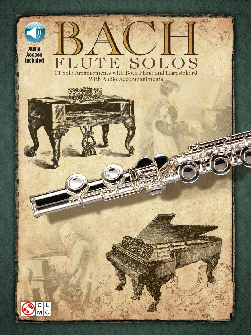 Bach Flute Solos Book/Online Audio (Playalong),Used