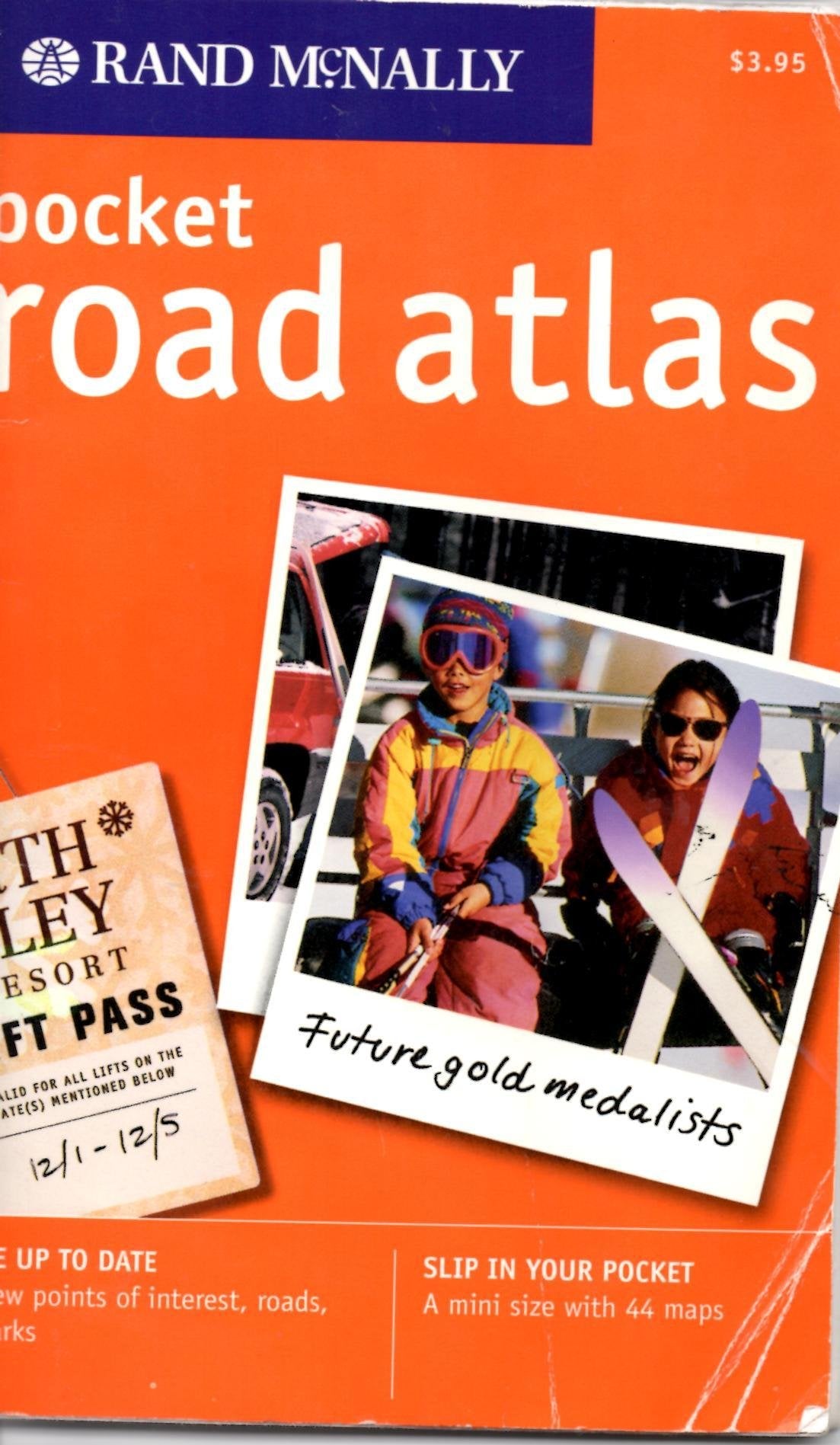 Rand McNally 2001 Pocket Road Atlas,Used