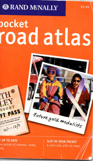 Rand McNally 2001 Pocket Road Atlas,Used