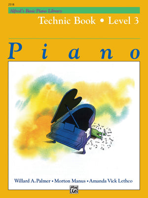 Alfred's Basic Piano Library Technic, Bk 3 (Alfred's Basic Piano Library, Bk 3),Used