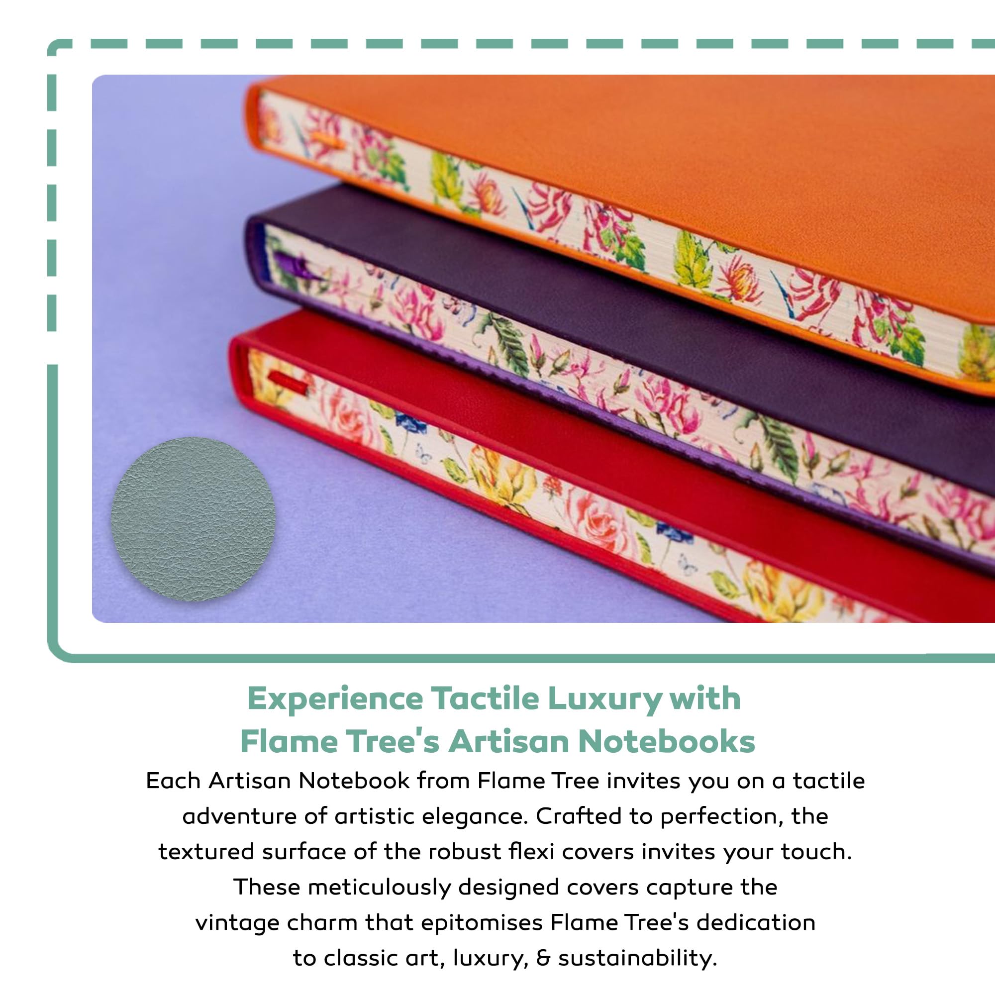 Duck Egg Blue Artisan Notebook (Flame Tree Journals) (Artisan Notebooks),Used
