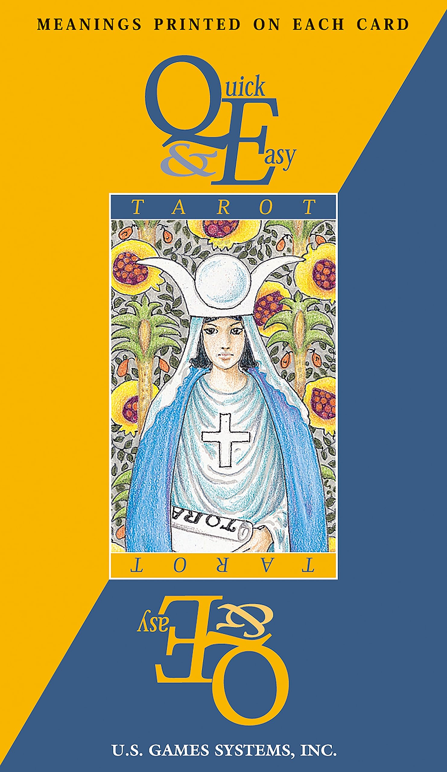 Quick & Easy Tarot: BeginnerFriendly 78Card Deck with Upright & Reversed Meanings Printed on Each Card, Learn Tarot Confidentl,New