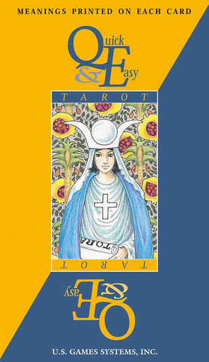 Quick & Easy Tarot: BeginnerFriendly 78Card Deck with Upright & Reversed Meanings Printed on Each Card, Learn Tarot Confidentl,New