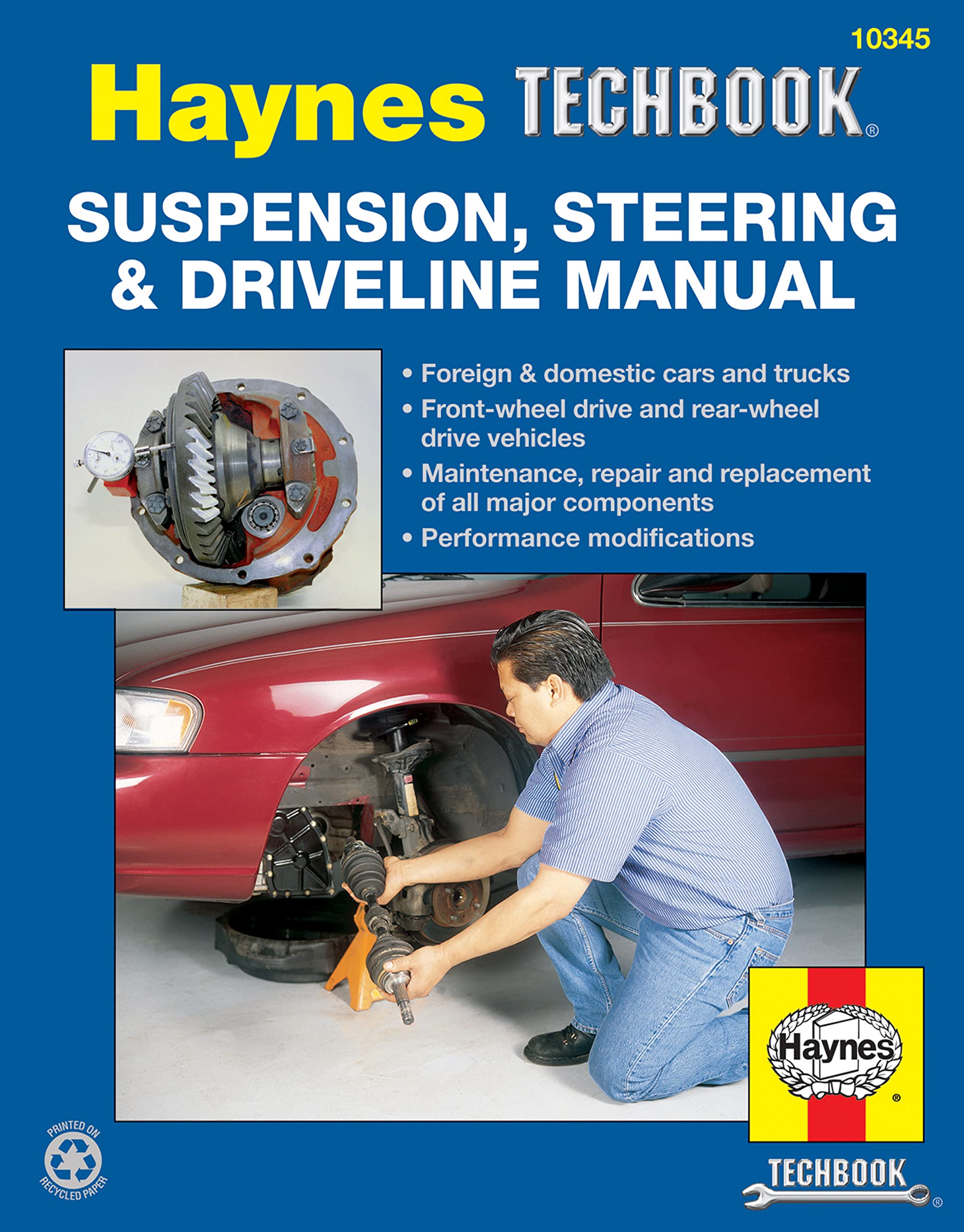 Suspension, Steering & Driveline Haynes Techbook (USA) (Paperback),New