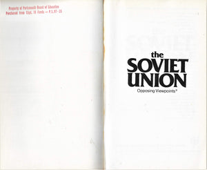 The Soviet Union: Opposing Viewpoints,Used