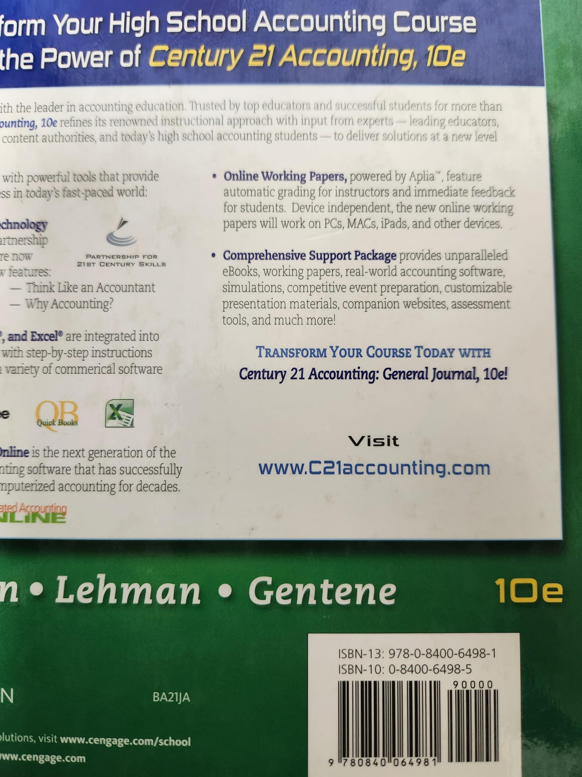 Century 21 Accounting: General Journal,Used