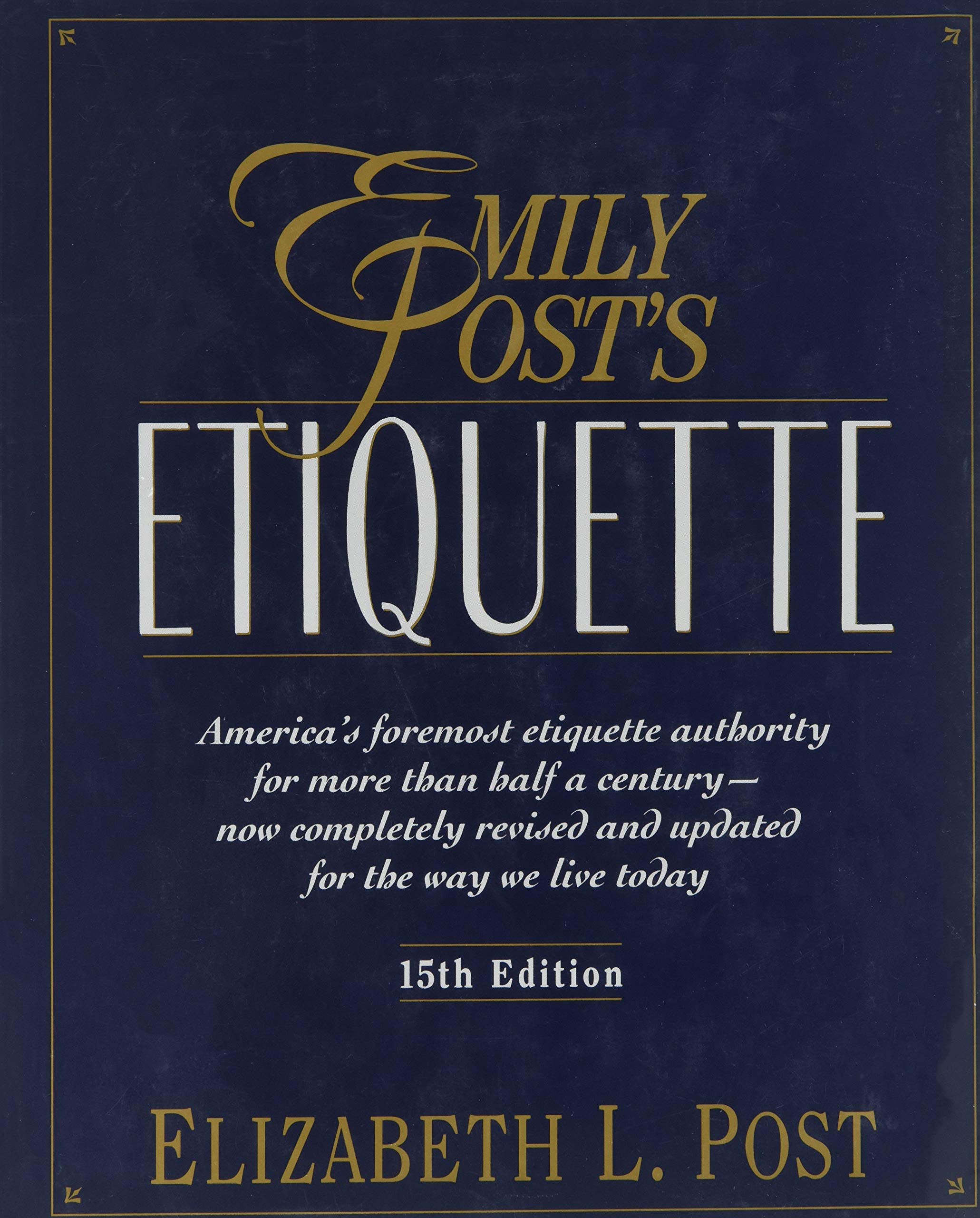 Emily Posts Etiquette (Thumb Indexed),Used