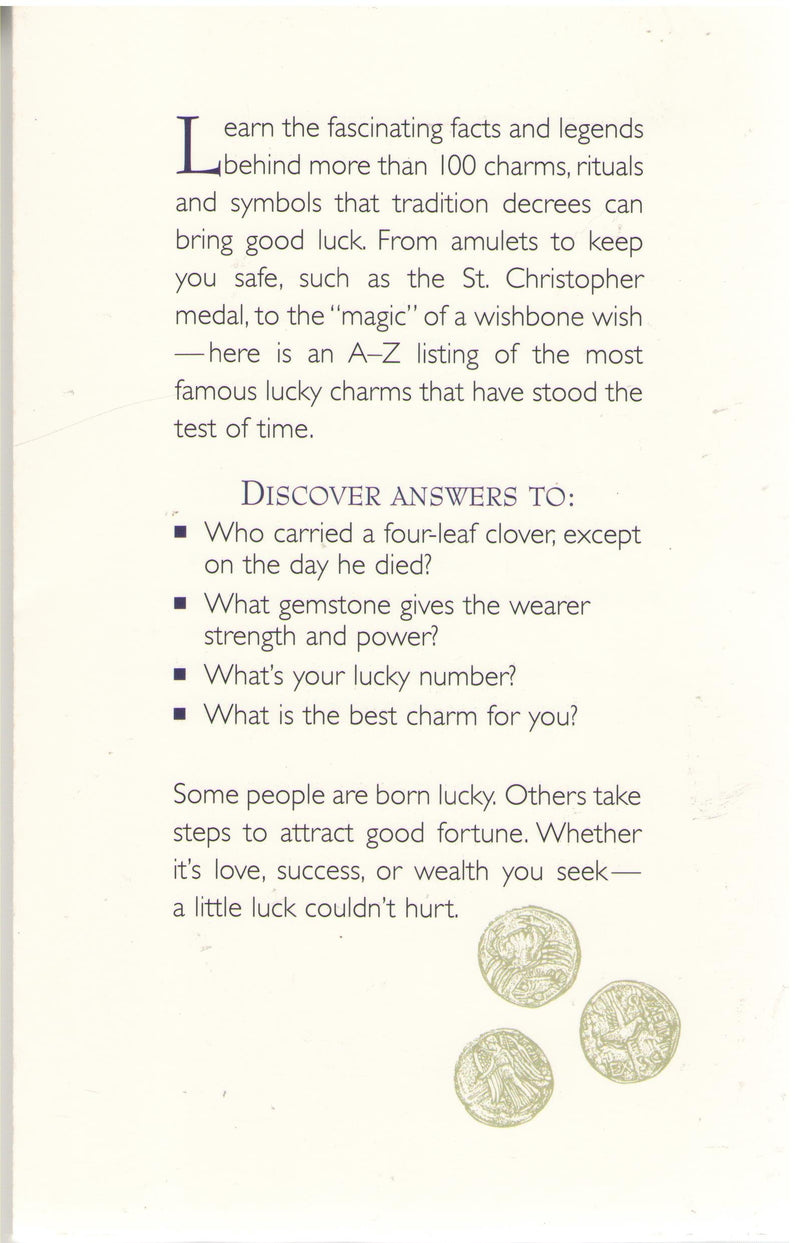 The Good Luck Book: An Az Guide To Charms And Symbols,Used