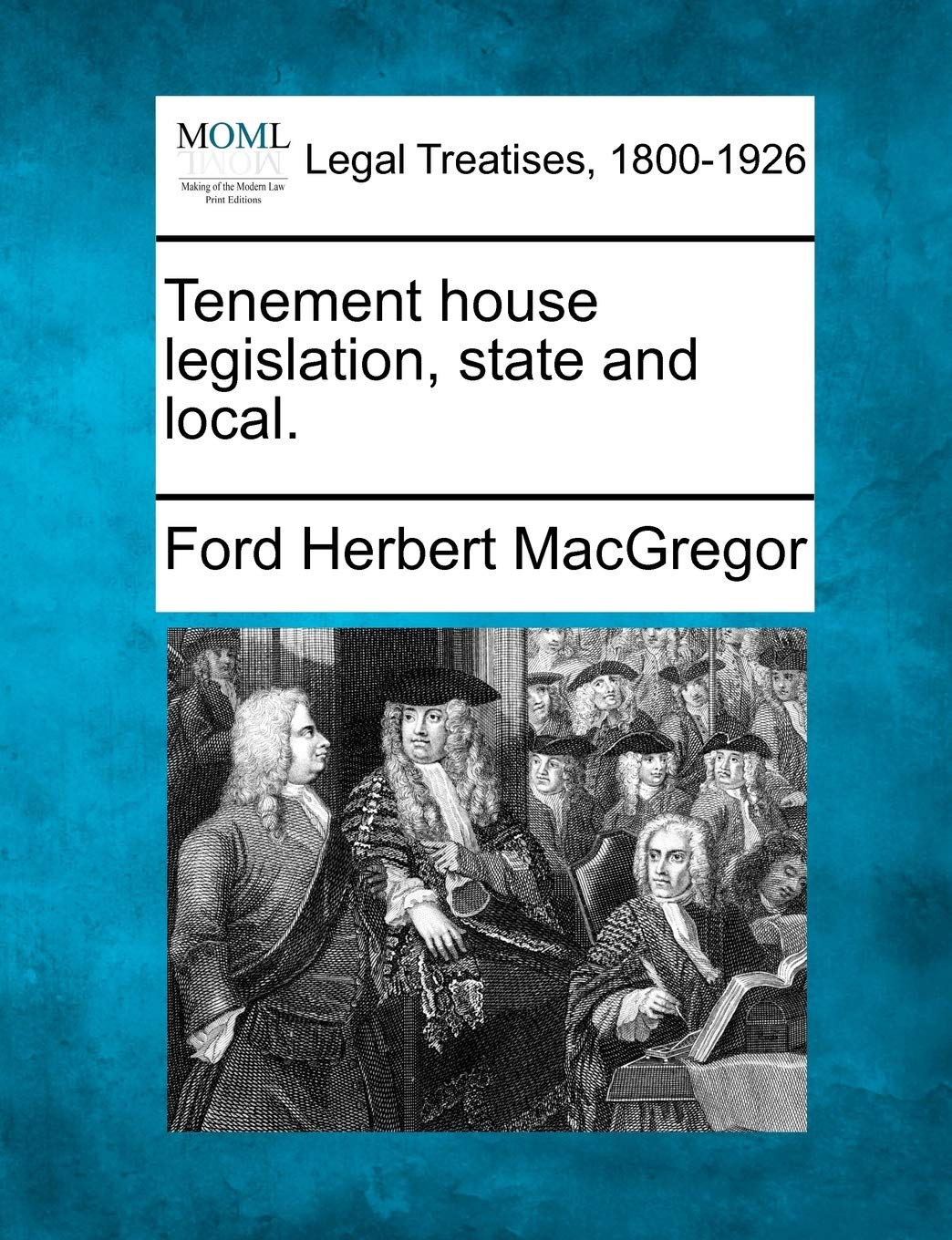 Tenement House Legislation, State and Local.,Used