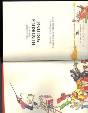 Readers Digest Treasury Of Humorous Writing-new