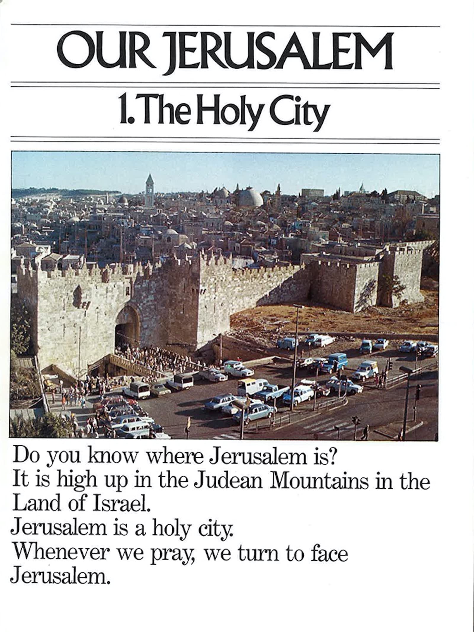 Our Jerusalem (European University Institute  Series A, 4),New