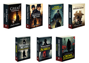 The Adventures Of Sherlock Holmes, The Hound Of The Baskervilles, The Sign Of Four And More Novel : Timeless Classics Of Mystery, Crime, And Human Drama, Sherlock Holmes Collection | Pack Of 7 Books