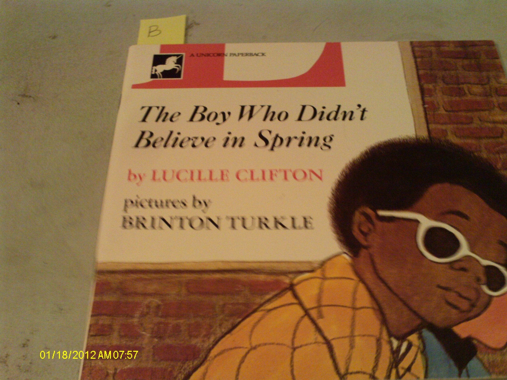 The Boy Who Didn't Believe in Spring (Picture Puffins),Used