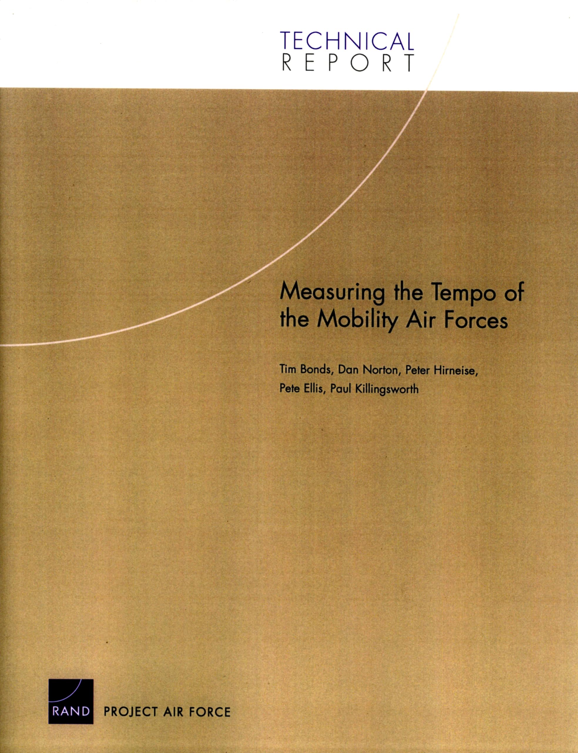 Measuring The Tempo Of The Mobility Air Forces,New
