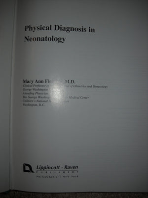 Physical Diagnosis In Neonatology,New