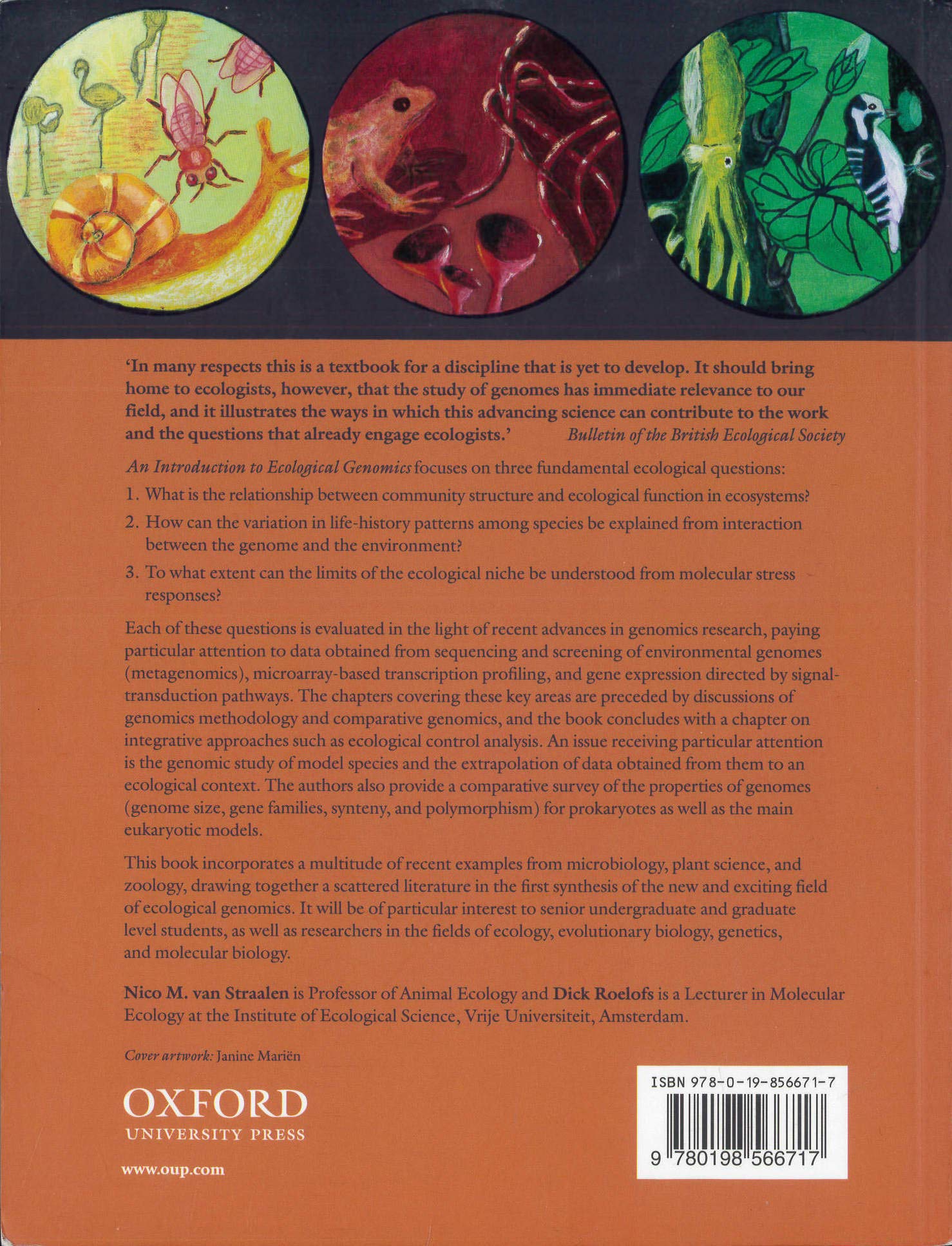 Introduction to Ecological Genomics,Used