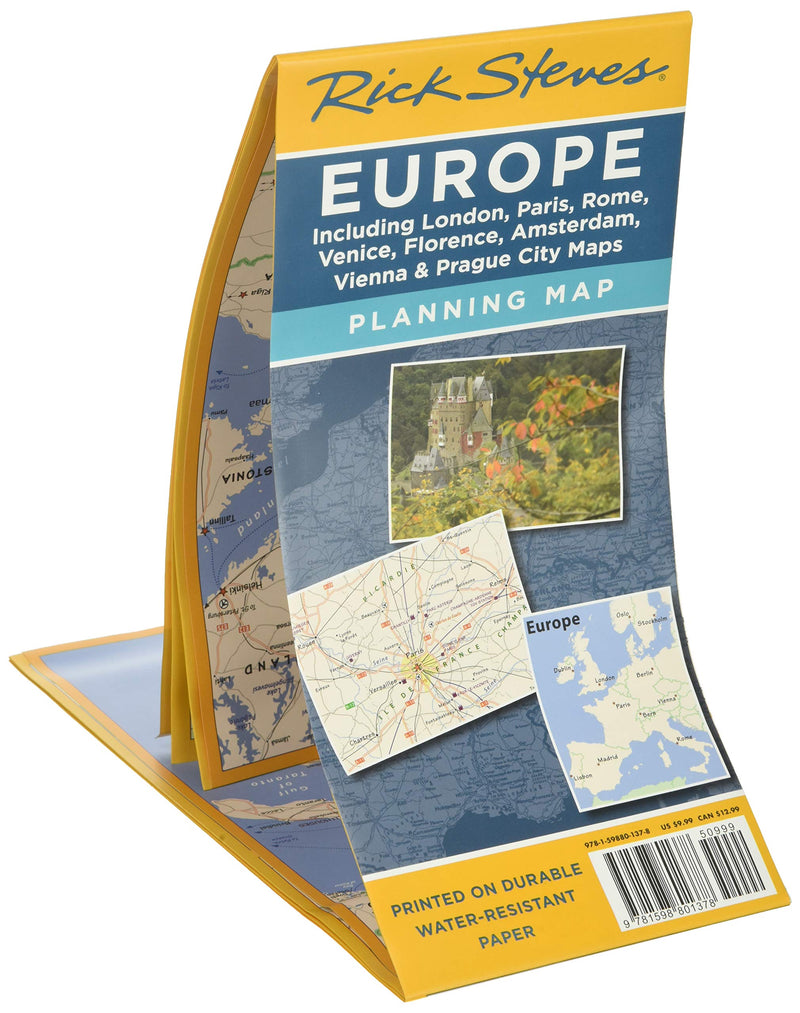 Rick Steves' Europe Map,Used