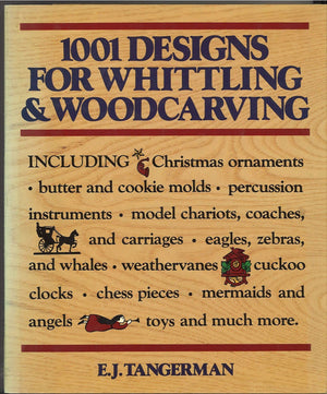 1001 Designs for Whittling & Woodcarving,Used