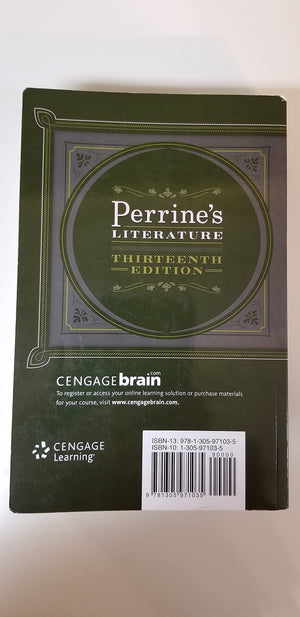 Perrines Literature: Structure, Sound, and Sense,Used