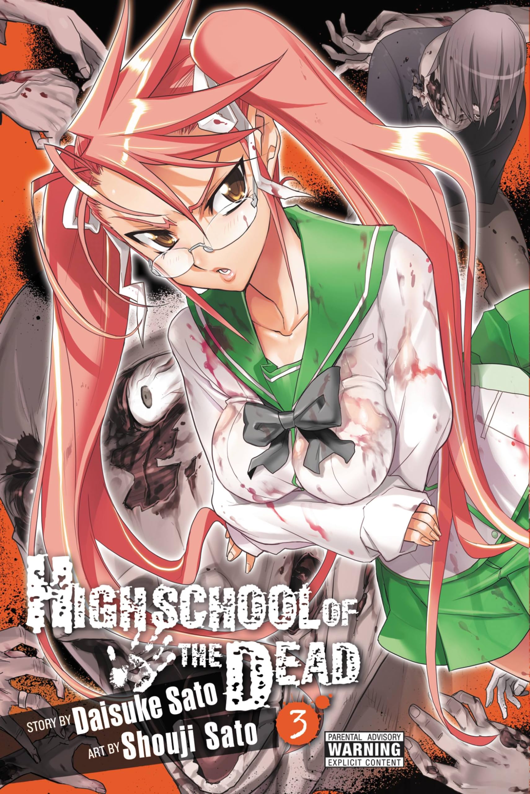 Highschool of the Dead, Vol. 3 (Highschool of the Dead, 3),New