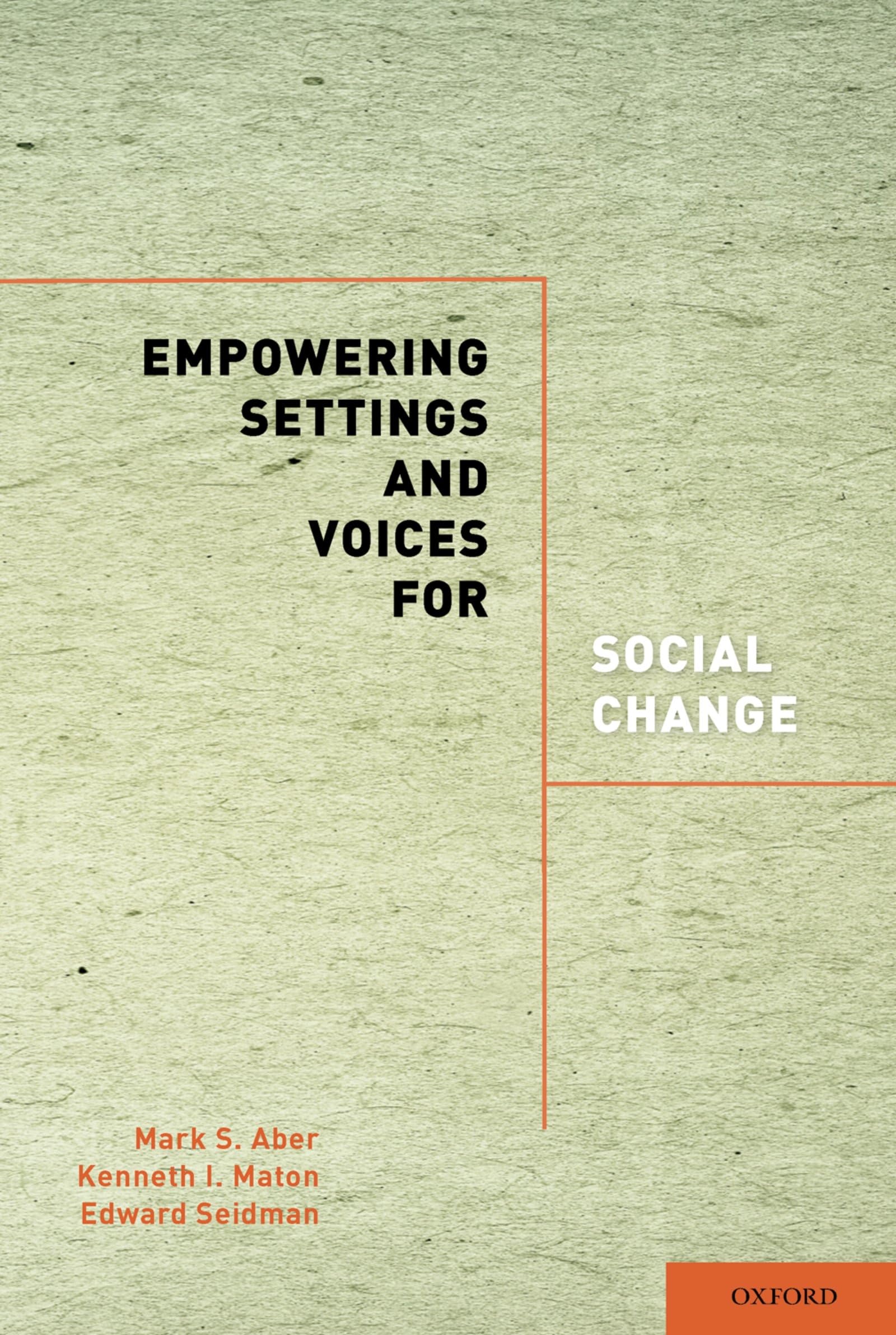 Empowering Settings And Voices For Social Change