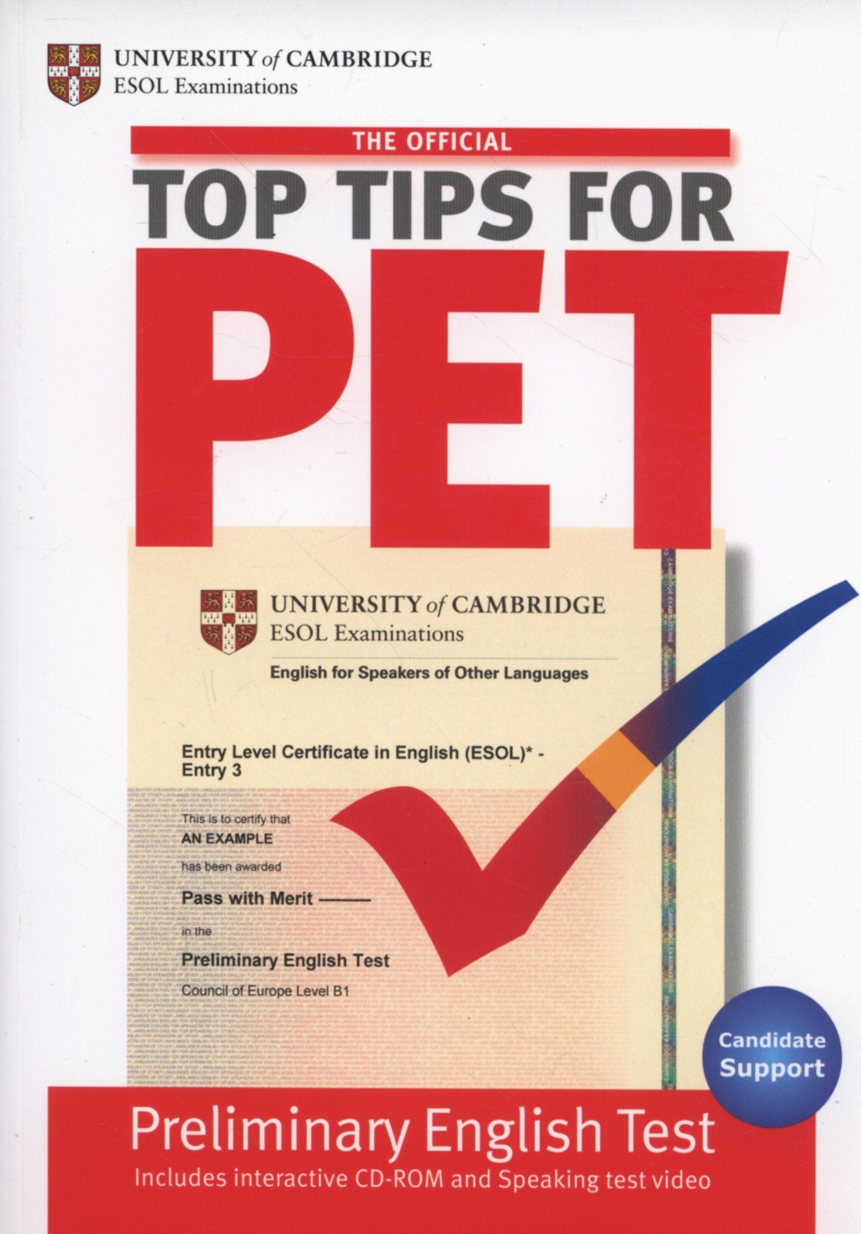 The Official Top Tips For Pet Paperback With Cdrom,Used