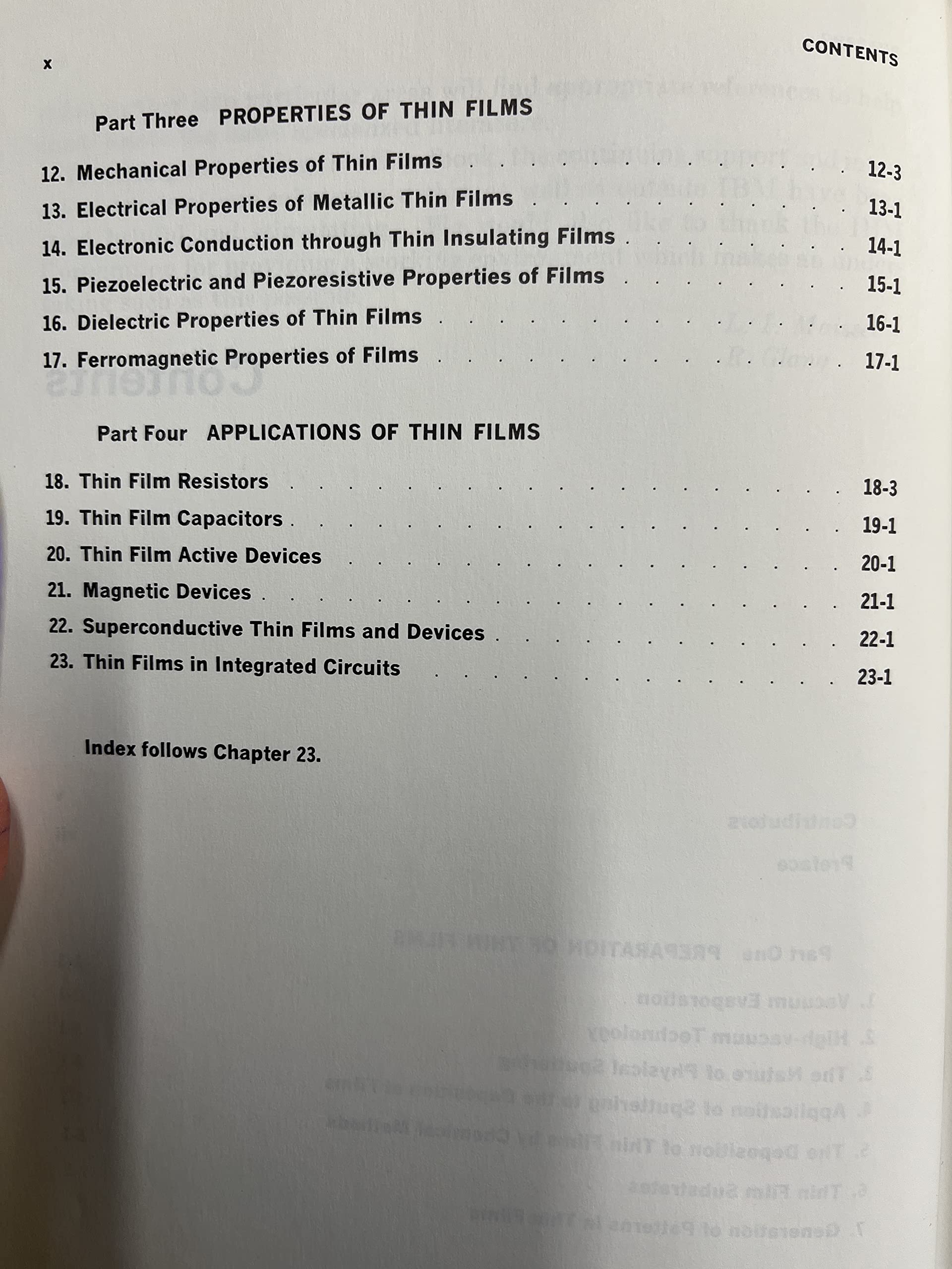 Handbook Of Thin Film Technology