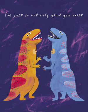Love Muchly Greeting Cards: Friendship  IM Just So Entirely Glad You Exist (Pack Of 6)