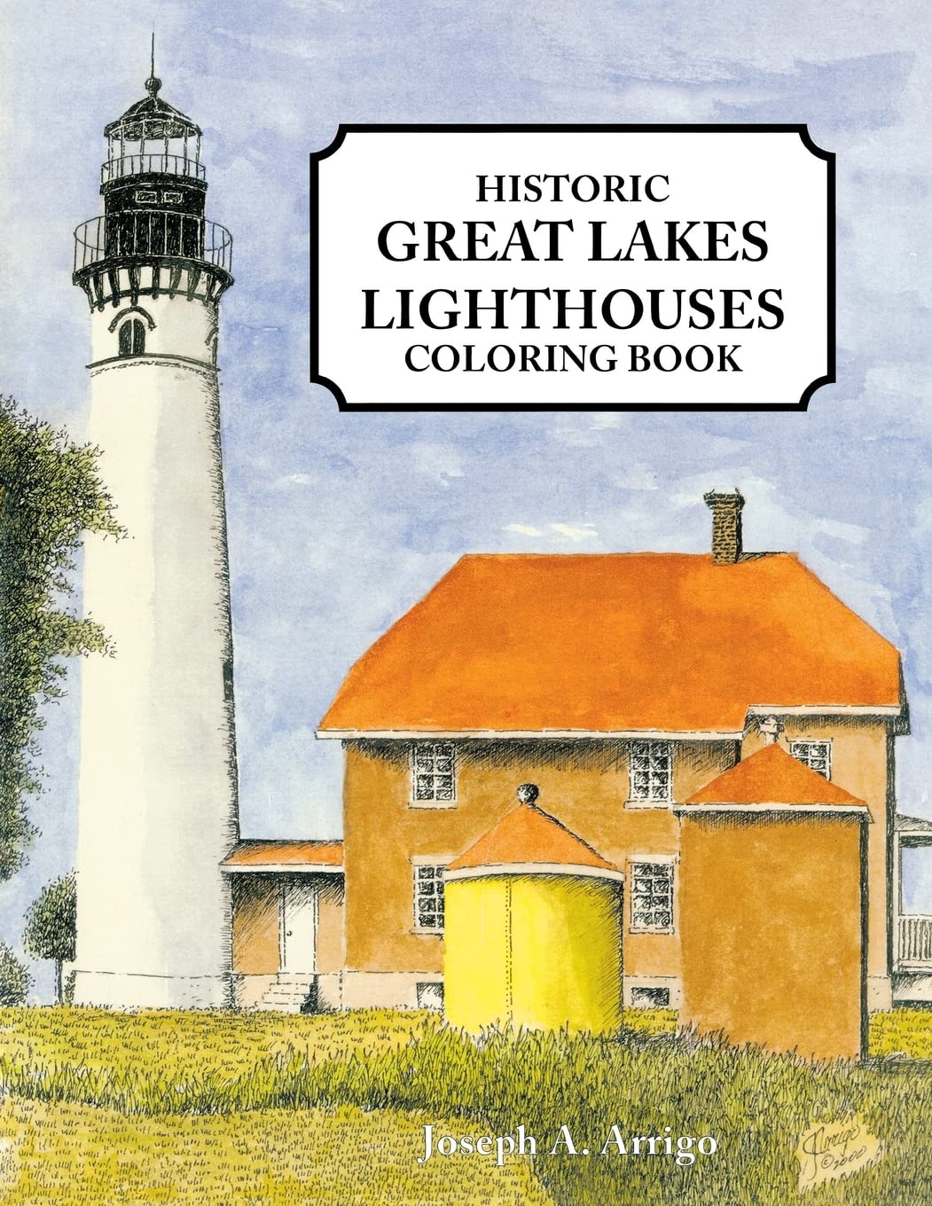 Great Lakes Lighthouse Coloring Book,Used