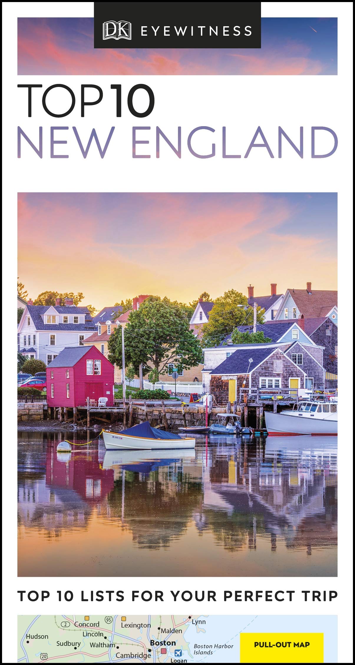 DK Eyewitness Top 10 New England (Pocket Travel Guide),Used