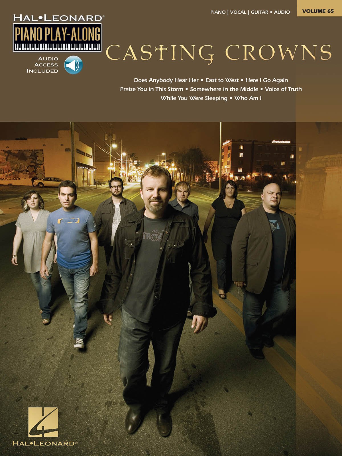 Casting Crowns: Piano PlayAlong Volume 65 (HalLeonard Piano Playalong Series),Used