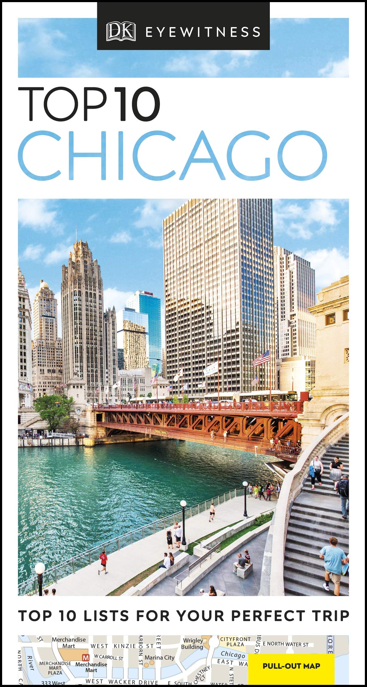 DK Eyewitness Top 10 Chicago (Pocket Travel Guide),Used