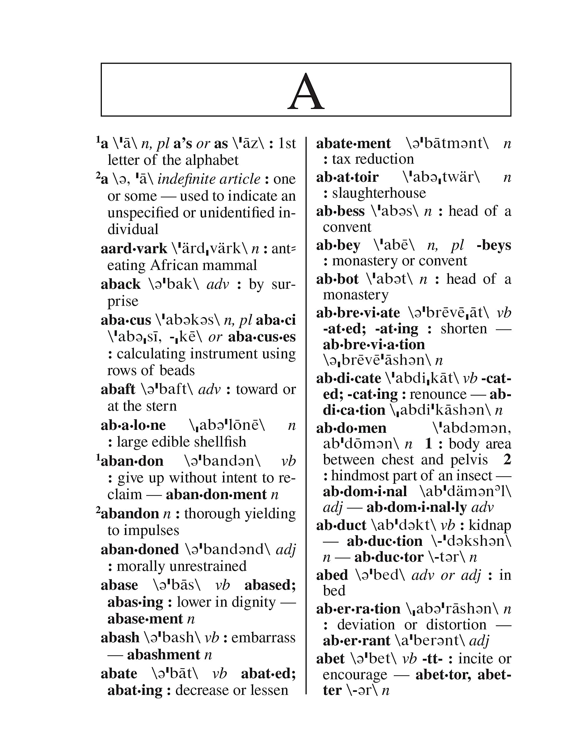 Webster's New Explorer Large Print Dictionary, Third Edition, Newest Edition,Used