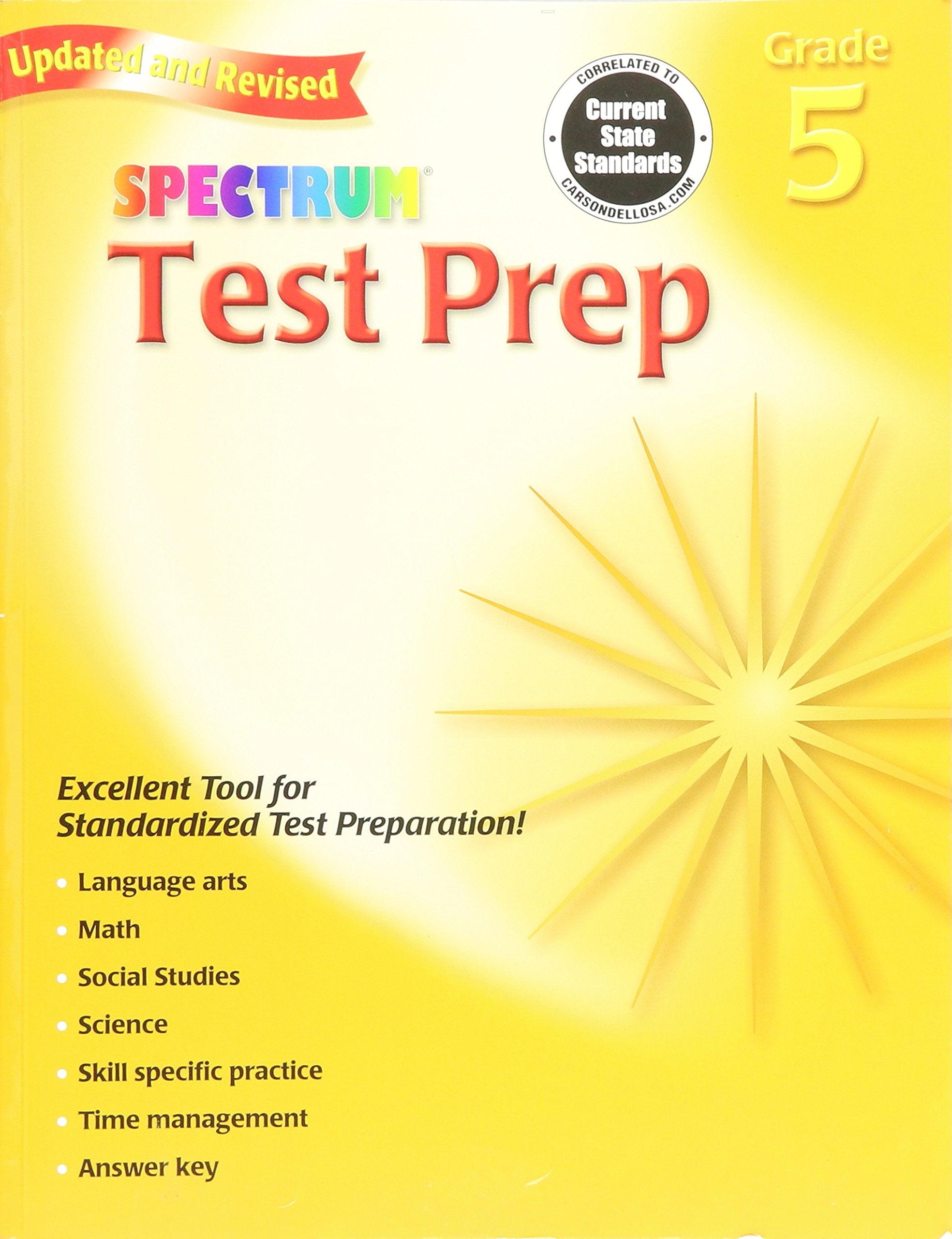 Spectrum Test Prep, Grade 5,Used