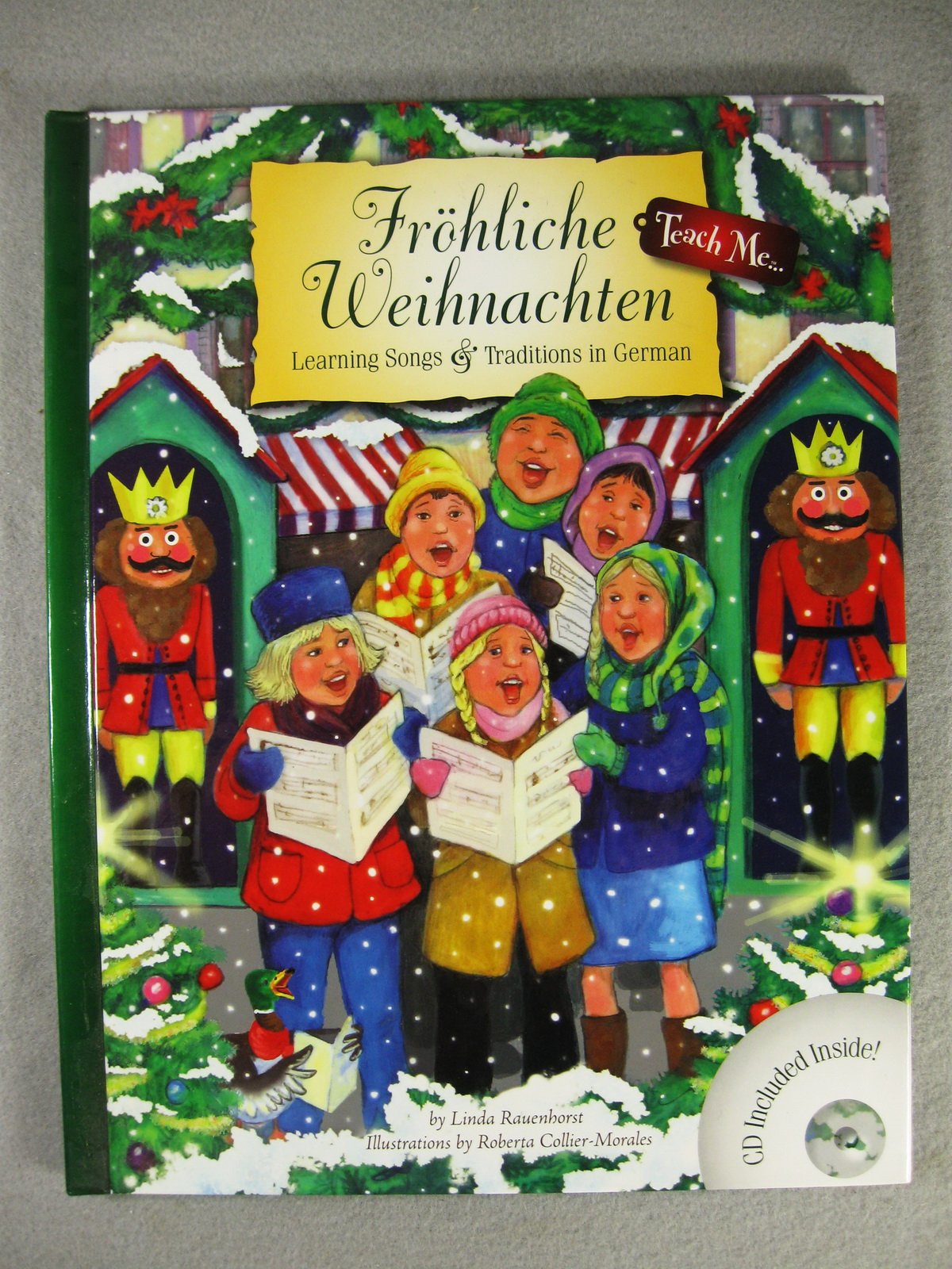 Frohliche Weihnachten: Learning Songs & Traditions in German Book & Audio CD (Teach Me) (Teach Me Series) (German and English Ed,Used