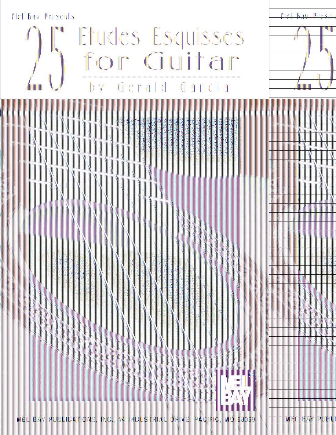 25 Etudes Esquisses For Guitar (Editiones Classicae)-used