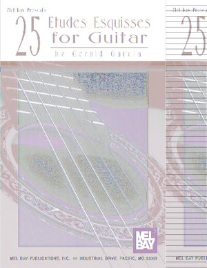 25 Etudes Esquisses For Guitar (Editiones Classicae)-used
