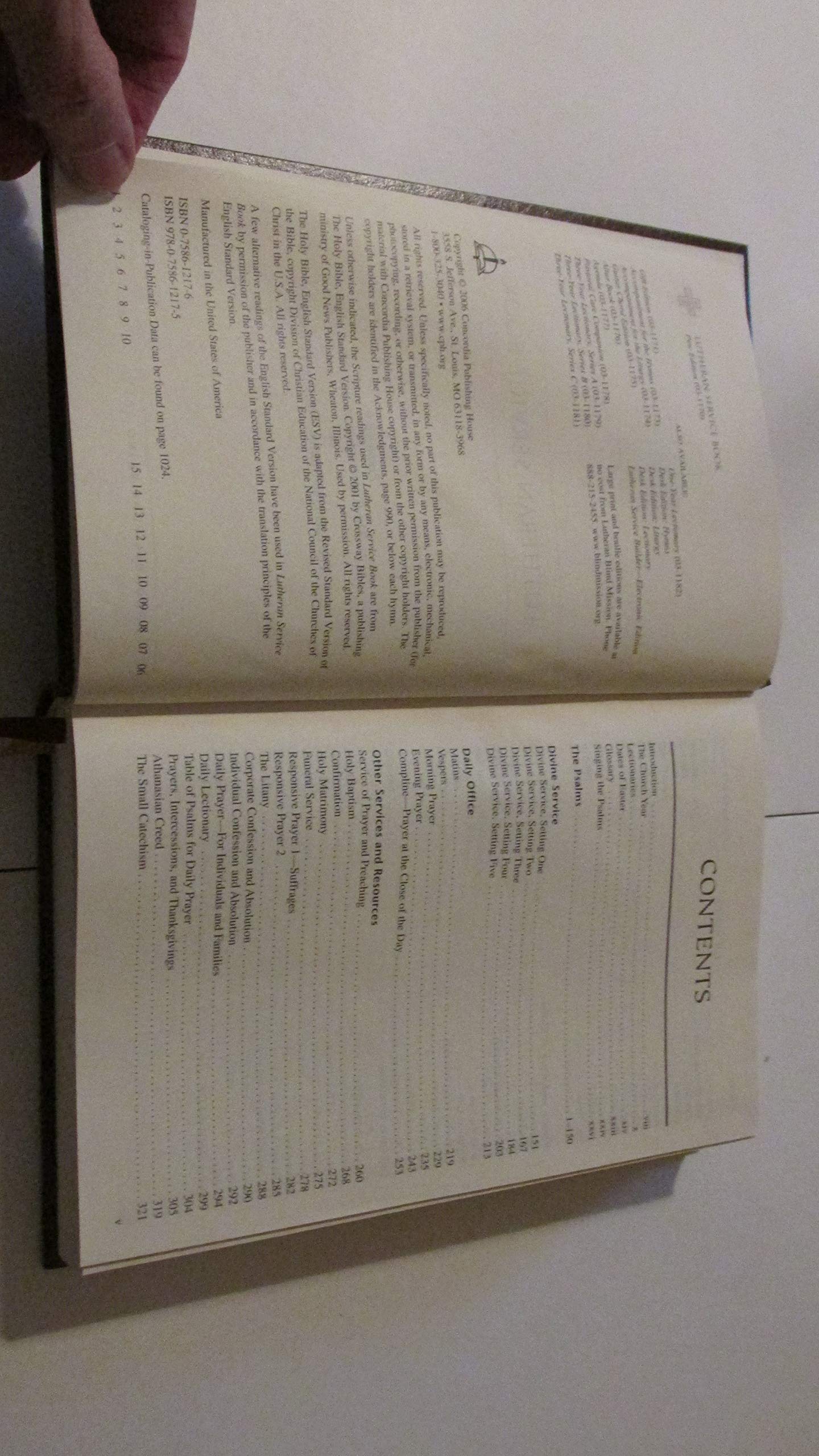 Lutheran Service Book: Pew Edition