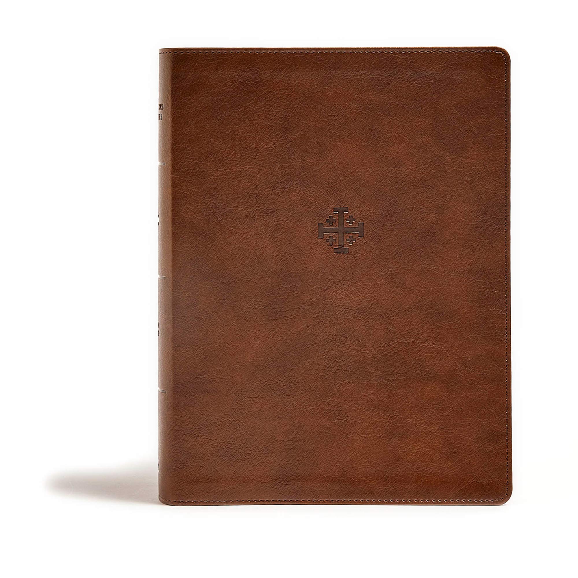 CSB Life Connections Study Bible, Brown LeatherTouch, Black Letter, Study Notes and Commentary, Margin Questions, Icons, Small G,New