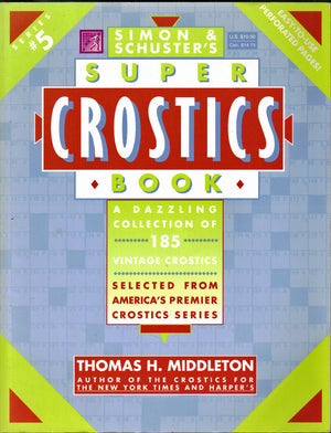 Simon & Schuster Super Crostics Book #5 (Simon & Schuster Crostics Series),Used