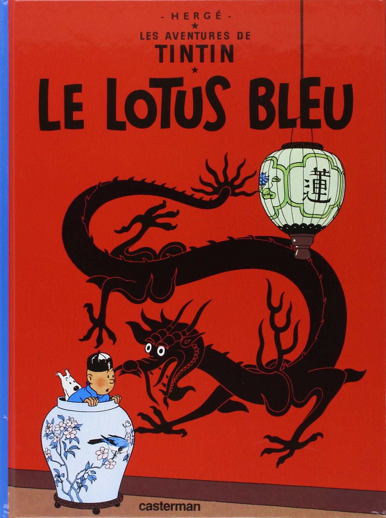 Le Lotus Bleu (French Edition),Used