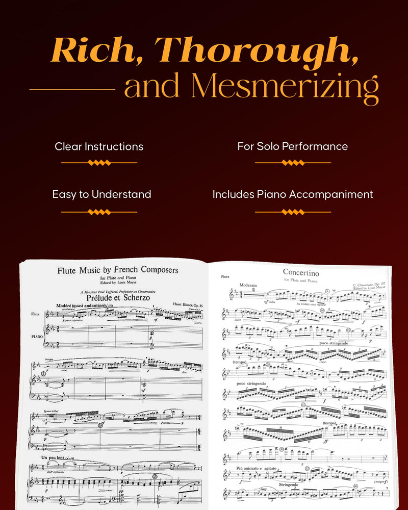 Flute Music by French Composers for Flute and Piano,New
