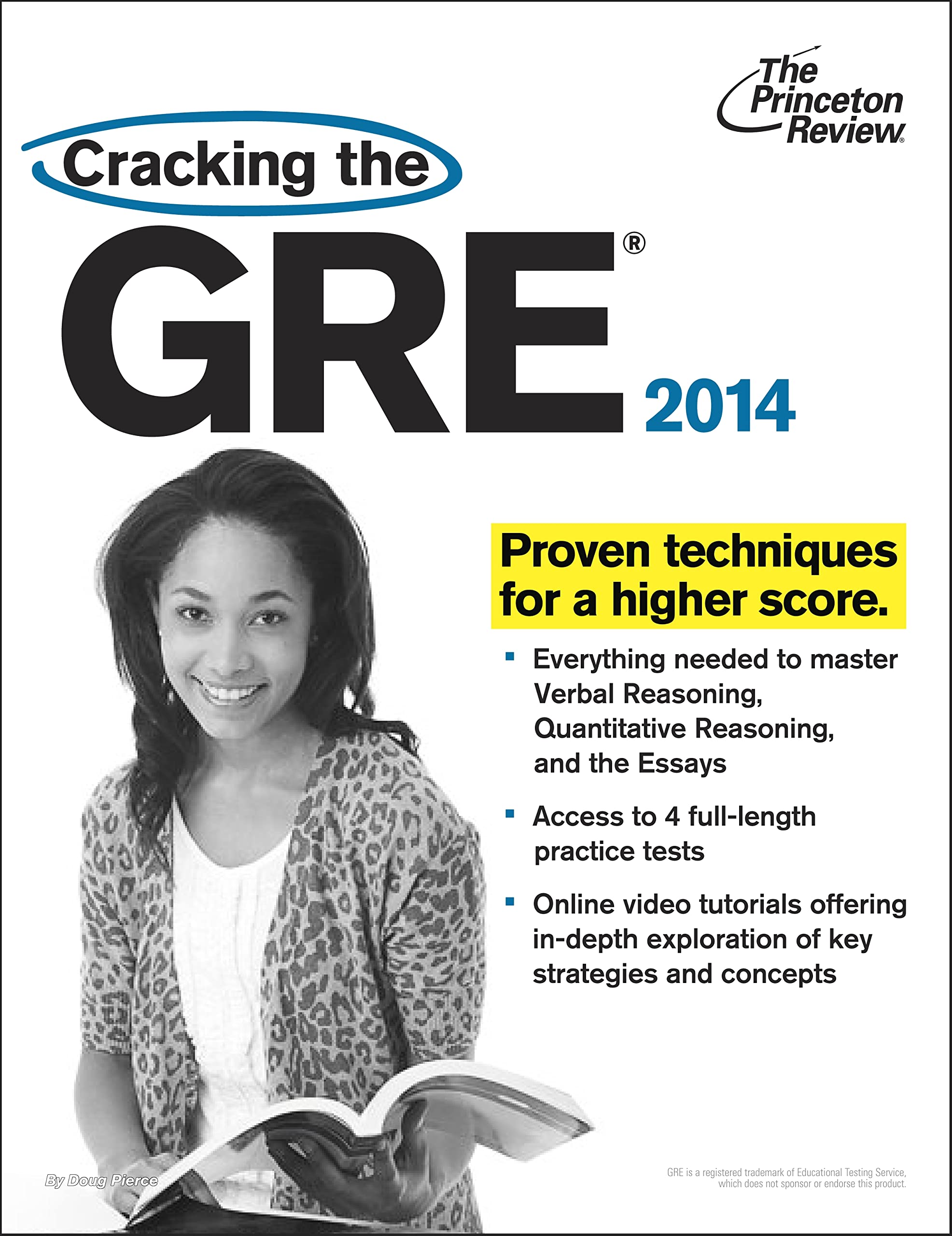 Cracking the GRE with 4 Practice Tests, 2014 Edition (Graduate School Test Preparation),Used