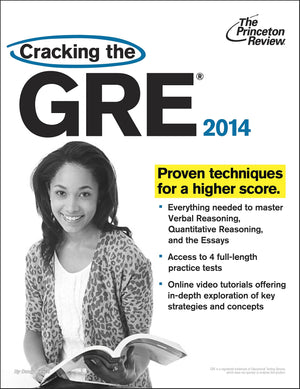 Cracking the GRE with 4 Practice Tests, 2014 Edition (Graduate School Test Preparation),Used
